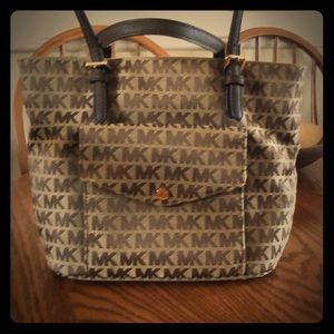 Michael Kors brown medium satchel